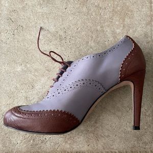 Size 7.5 Cole Haan Air Violet oxford pumps